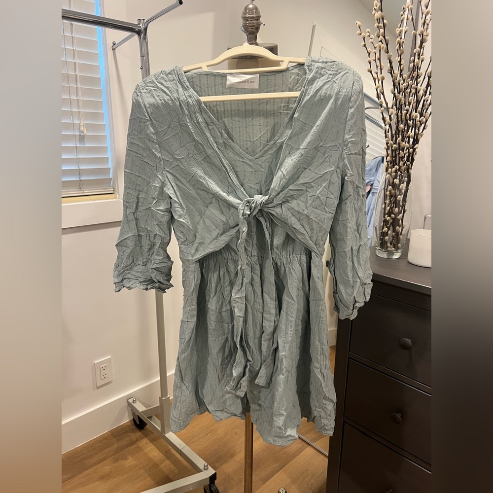 Mackenzie & Me Blue Jumpsuit From Tie Size L
